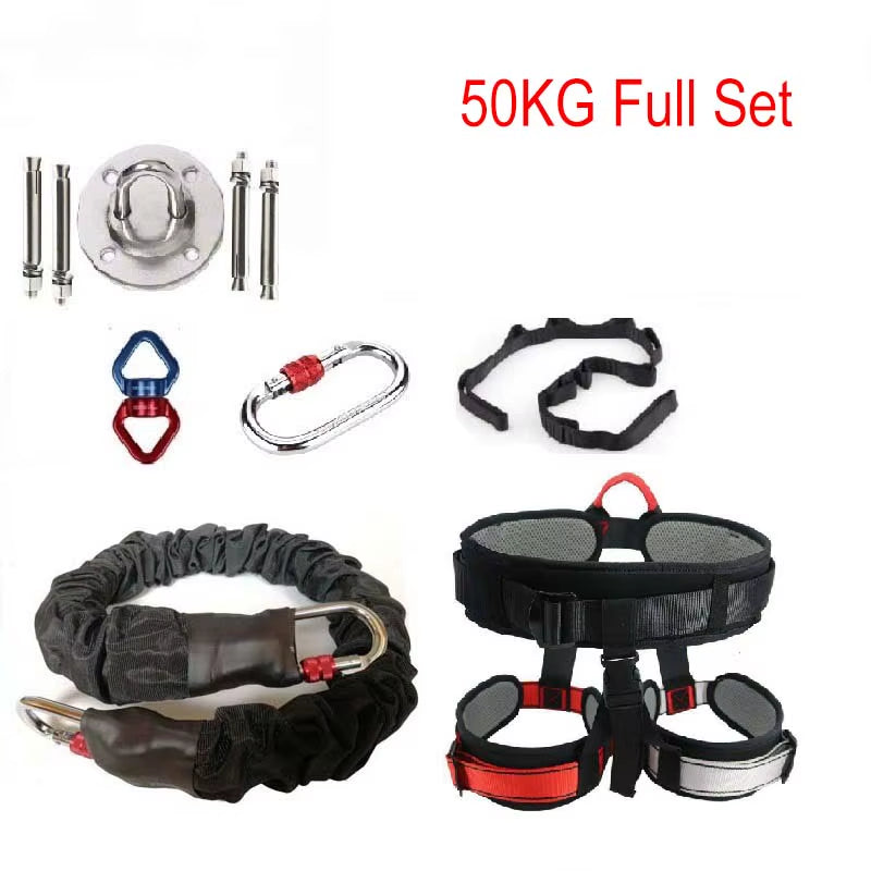 Anti-Gravity Yoga Exercise Equipment 4D Bungee Dance Training Workout Trainer Gym Fitness Pro Resistance Band